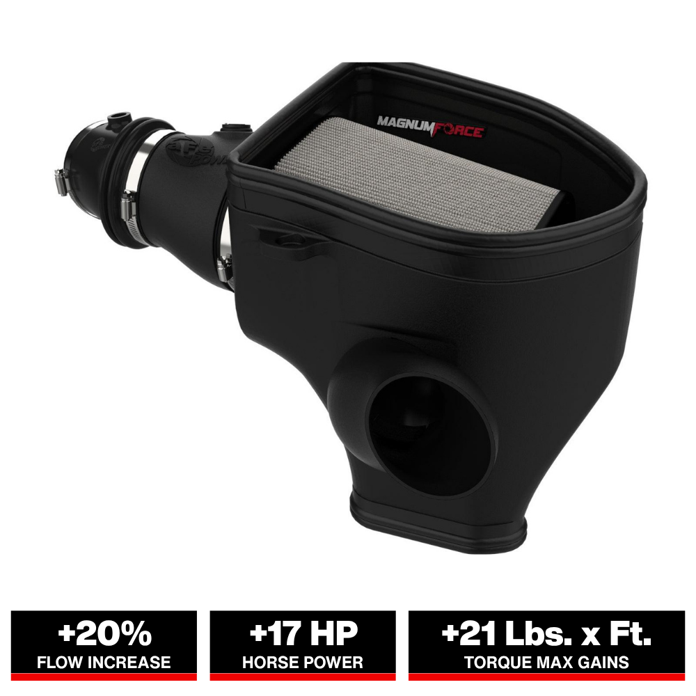aFe 19-23 Dodge Challenger Hellcat V8-6.2L Magnum FORCE Stage2 Cold Air Intake System w/Pro DRY S