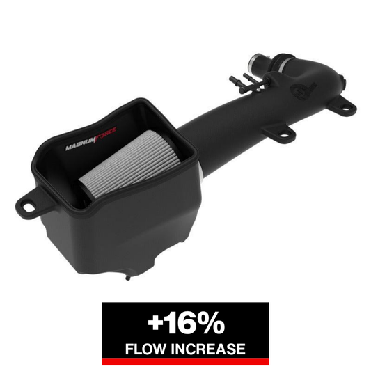 aFe 24-25 Jeep Wrangler JL 4XE L4 2.0L Magnum FORCE Stage-2 Cold Air Intake w/ Pro DRY S Filter