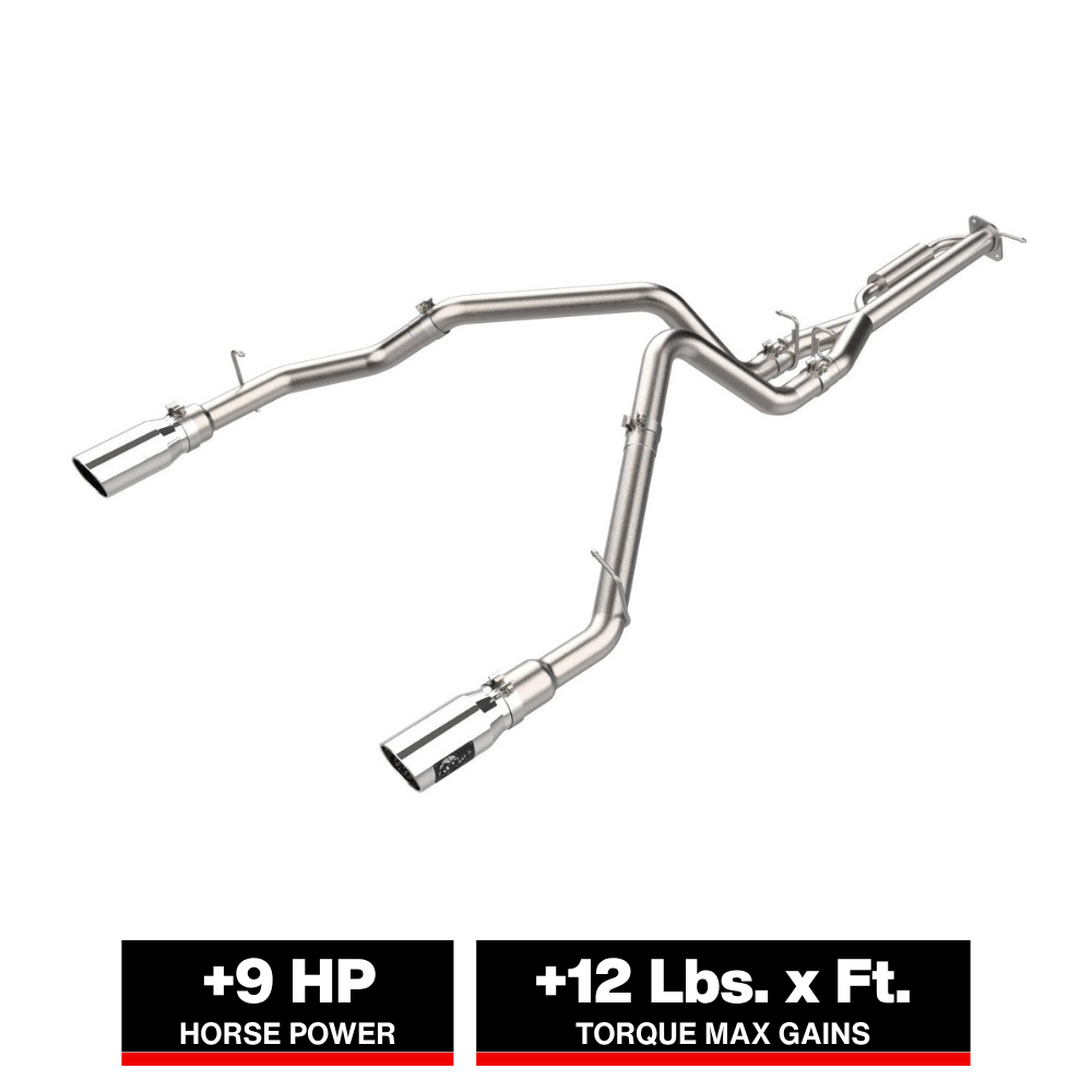 aFe Vulcan Series Cat-Back Exhaust System Ford F-150 Raptor 21-24 V6-3.5L (tt)