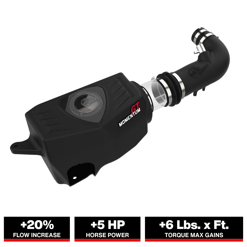 aFe POWER Momentum GT Pro Dry S Intake System 17-21 Alfa Romeo Giulia L4-2.0L (t)