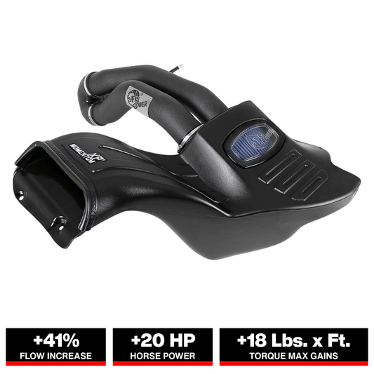 aFe Momentum XP Pro 5R Cold Air Intake System w/Black Aluminum Intake Tubes 15-18 Ford F-150 V8-5.0L