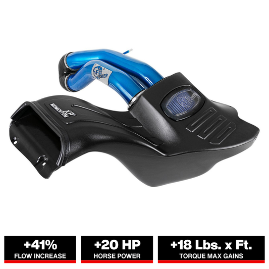 aFe Momentum XP Cold Air Intake System w/ Pro 5R Media Blue 15-19 Ford F-150 V8-5.0L