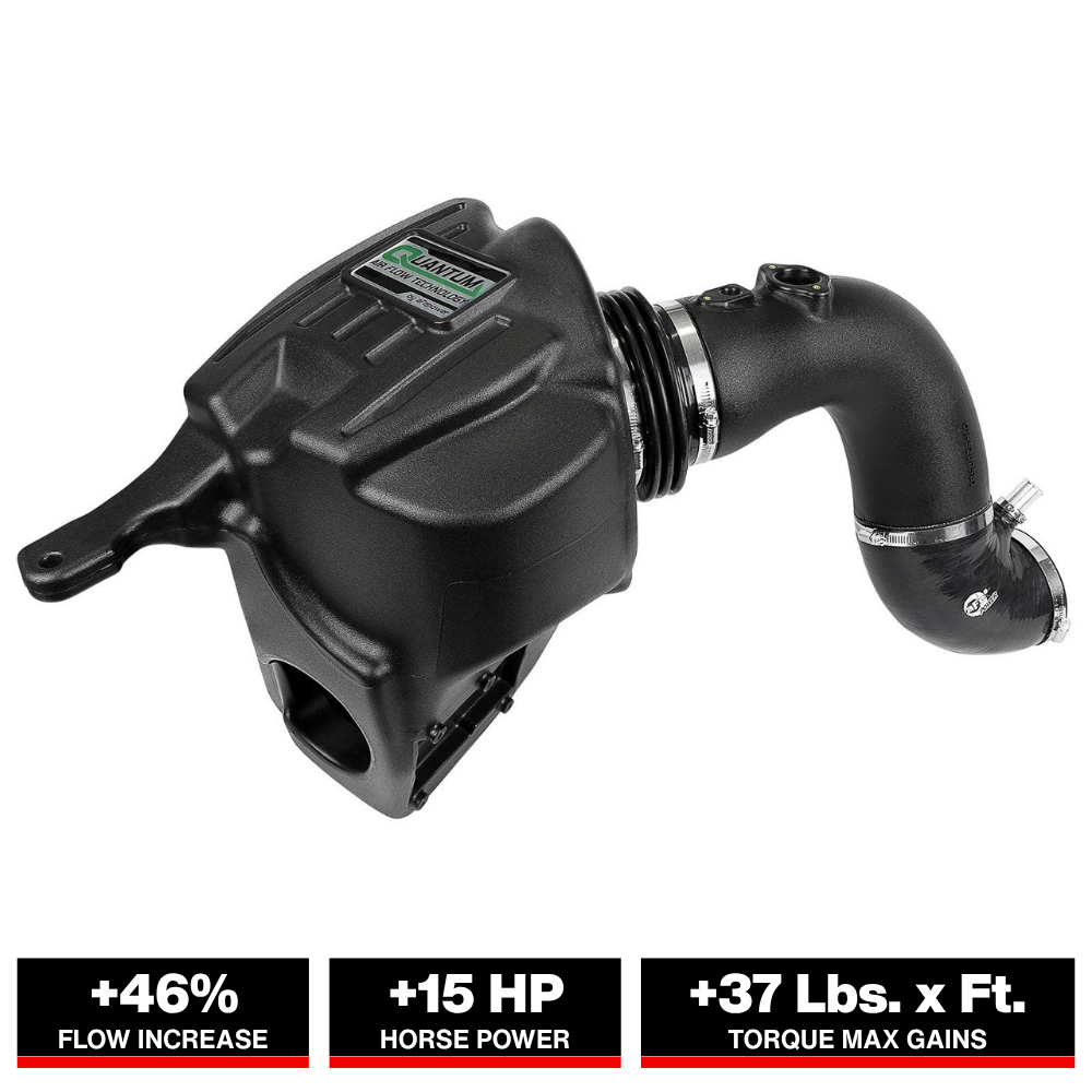 aFe Quantum Pro DRY S Cold Air Intake System 13-18 Dodge Cummins L6-6.7L - Dry