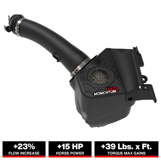 aFe 20-21 Jeep Wrangler (JL) V6-3.0L (td) Momentum HD Cold Air Intake System w/ Pro GUARD 7 Media