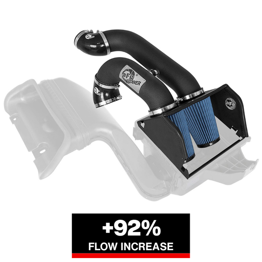 aFe Magnum FORCE Stage-2XP Intake w/3-1/2in Black Housing Pro 5R Filter 2017 Ford F-150 V6 3.5L (tt)