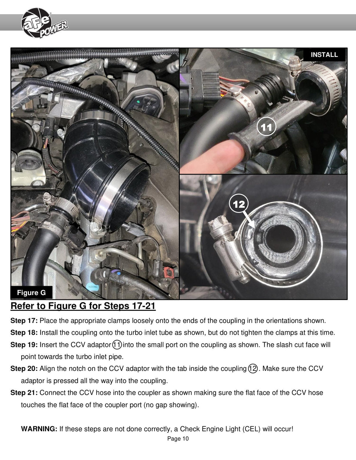 aFe Rapid Induction Cold Air Intake System w/Pro DRY-S Filter 20-21 Jeep Wrangler V6 3.0L