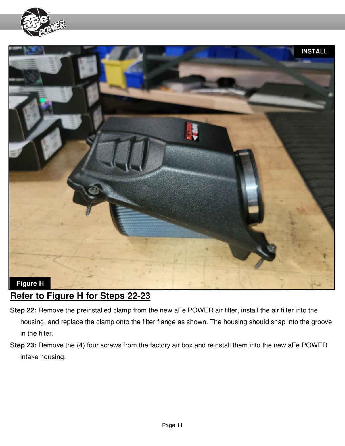 aFe Rapid Induction Cold Air Intake System w/Pro DRY-S Filter 20-21 Jeep Wrangler V6 3.0L