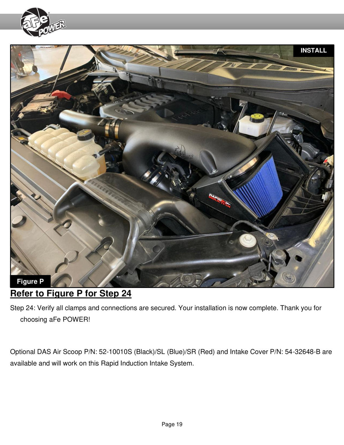 aFe Rapid Induction Cold Air Intake System w/Pro 5R Filter 2021+ Ford F-150 V6-3.5L (tt)