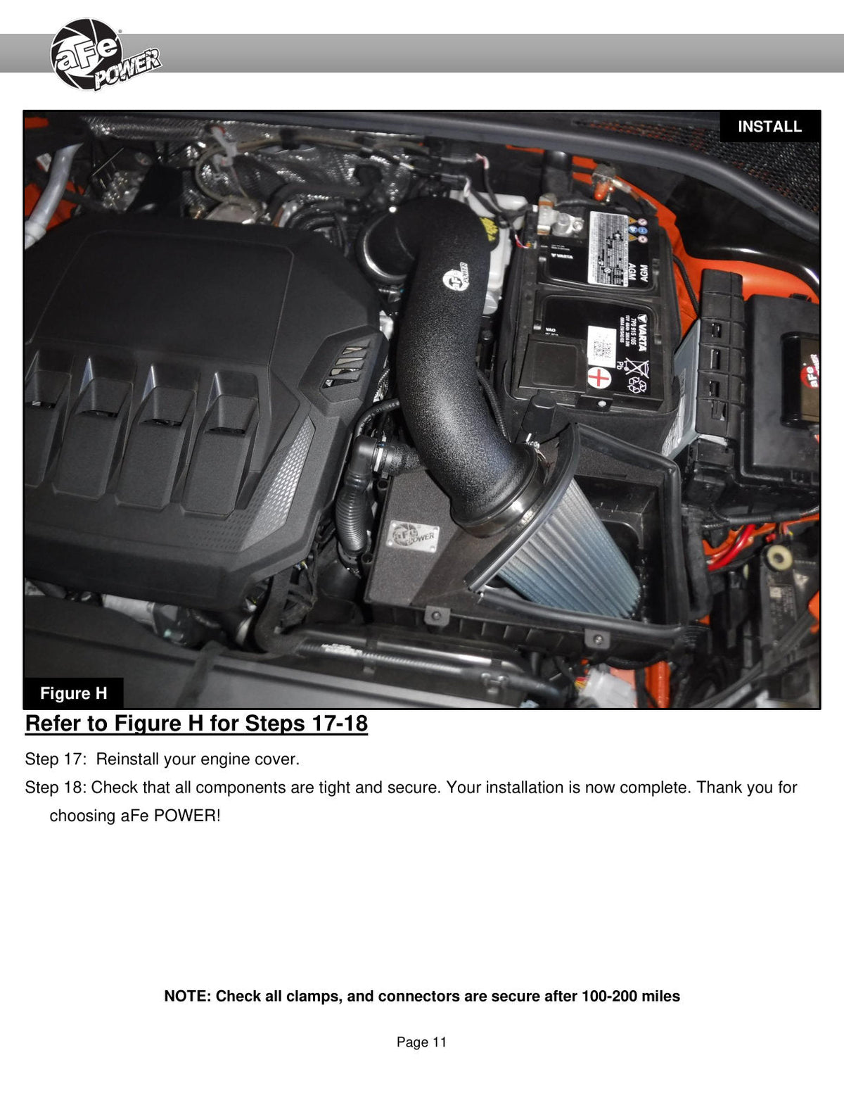 aFe Rapid Induction Pro 5R Cold Air Intake System - 19-22 Audi Q3 L4-2.0L (t) 45TFSI