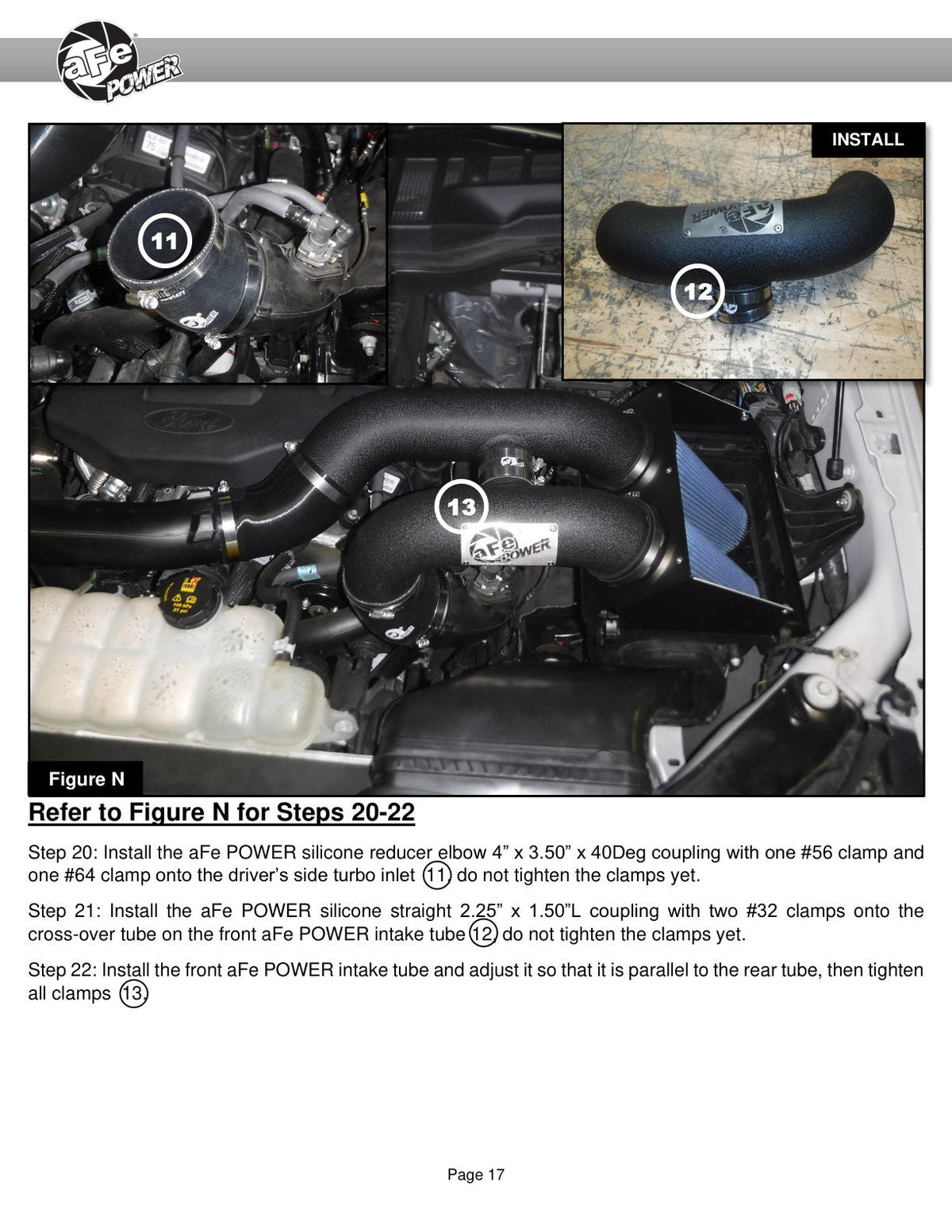 aFe Rapid Induction Pro 5R Cold Air Intake System Brushed 21-22 Ford F-150 Raptor V6-3.5L (tt)