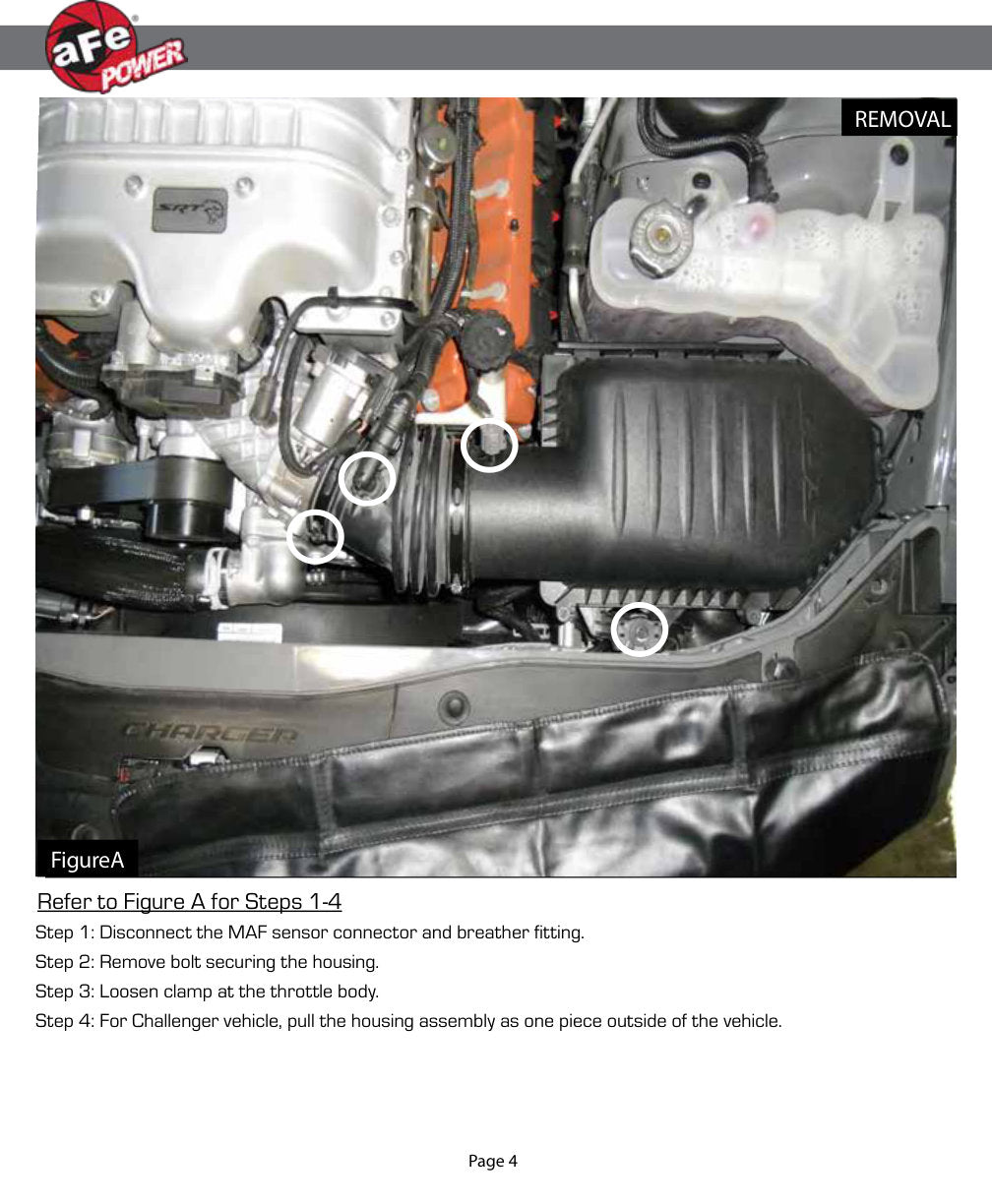 aFe Momentum GT Black Series Carbon Fiber CAIS 15-16 Dodge Challenger SRT Hellcat V8-6.2L (sc)