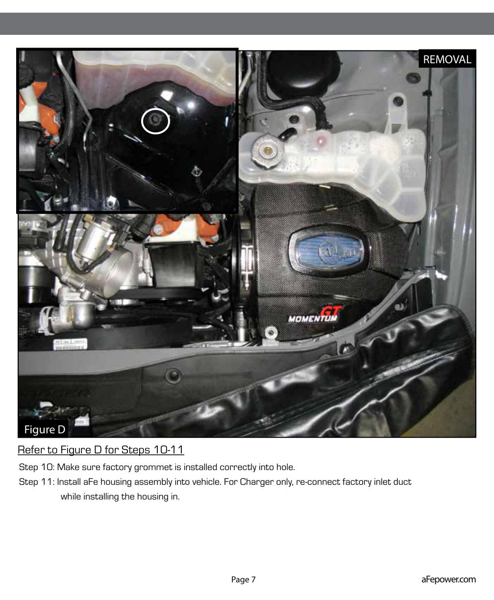 aFe Momentum GT Black Series Carbon Fiber CAIS 15-16 Dodge Challenger SRT Hellcat V8-6.2L (sc)