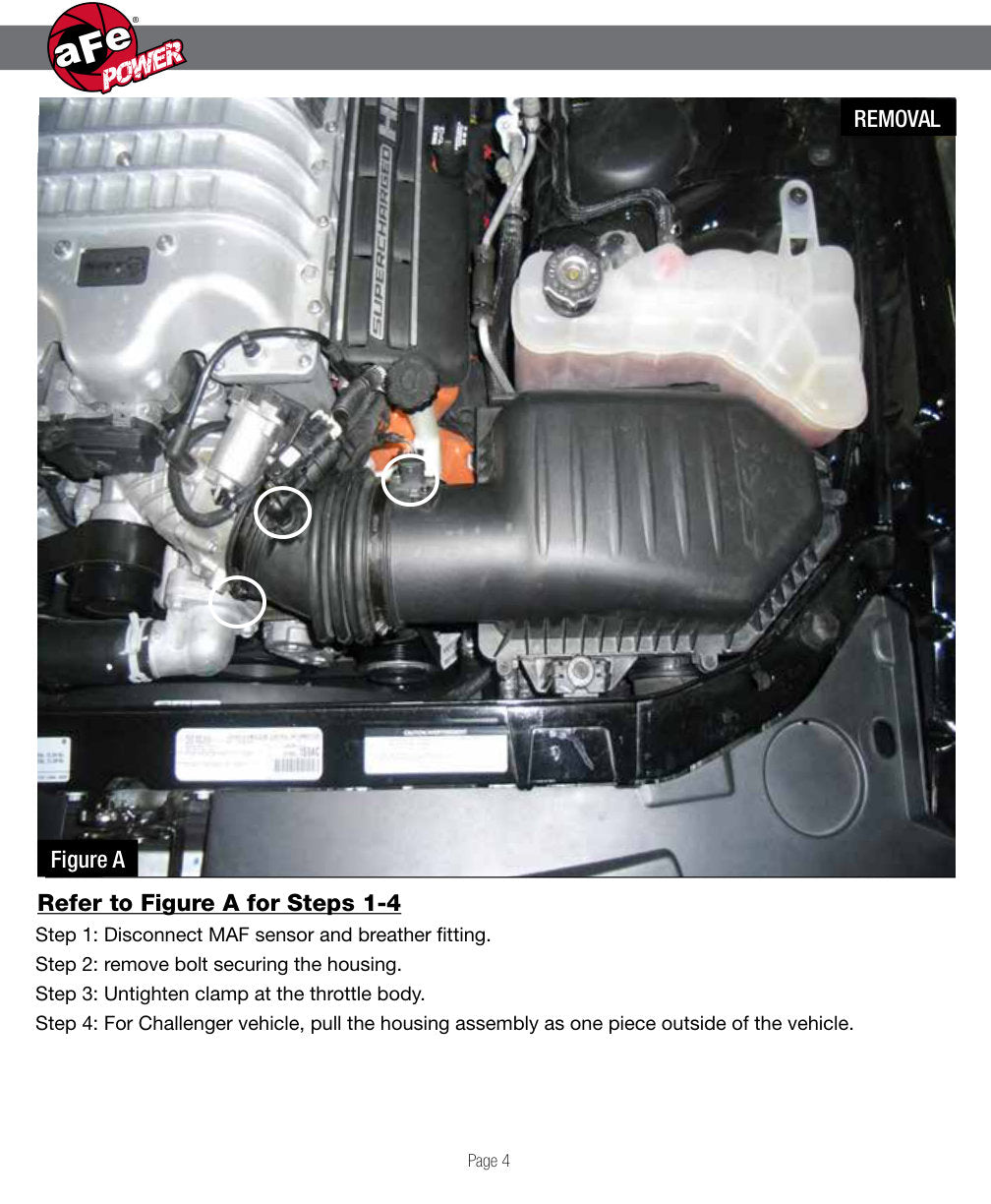 aFe Momentum Air Intake System PRO 5R w/ Extra Filter 2015 Dodge Challenger SRT Hellcat 6.2L (sc)