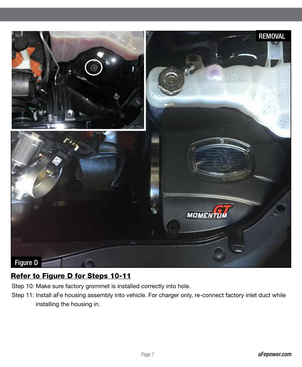 aFe Momentum Air Intake System PRO 5R w/ Extra Filter 2015 Dodge Challenger SRT Hellcat 6.2L (sc)