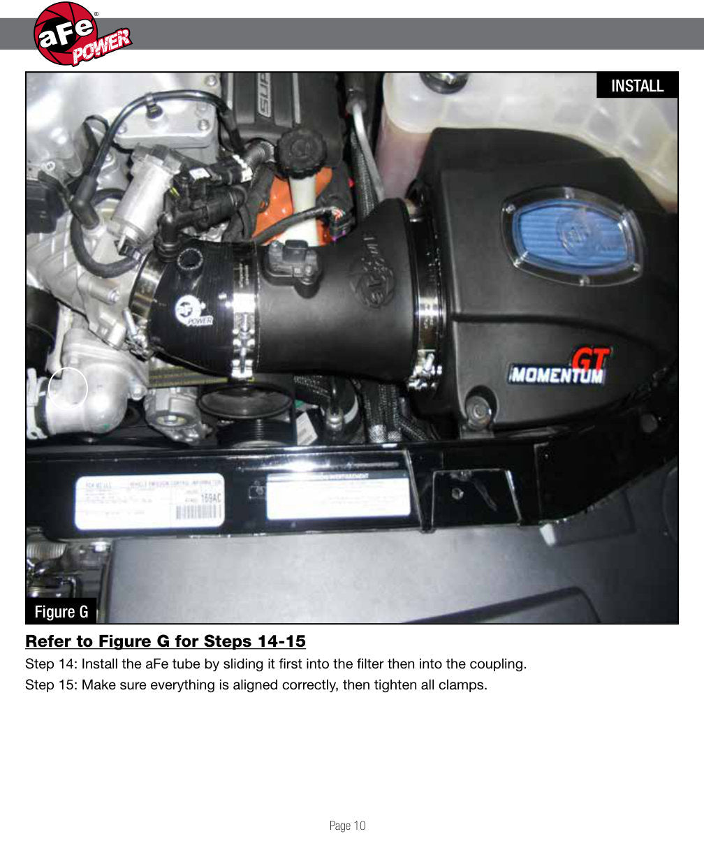 aFe Momentum Air Intake System PRO 5R w/ Extra Filter 2015 Dodge Challenger SRT Hellcat 6.2L (sc)