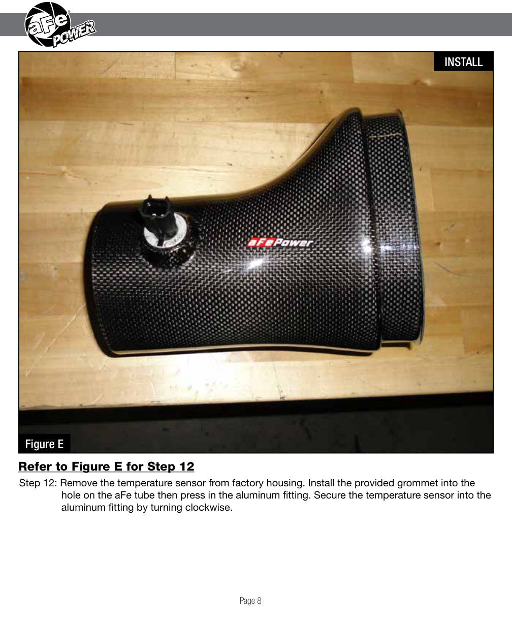 aFe Momentum GT Black Series Carbon Fiber CAIS 2017 Dodge Challenger/Charger SRT Hellcat V8-6.2L(sc)