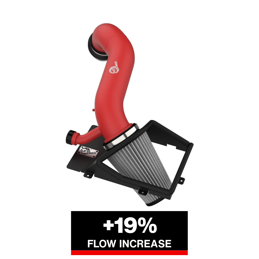 aFe Rapid 15-21 VW GTI L4 2.0L Induction Red Edition Cold Air Intake System w/ Pro DRY S Filter