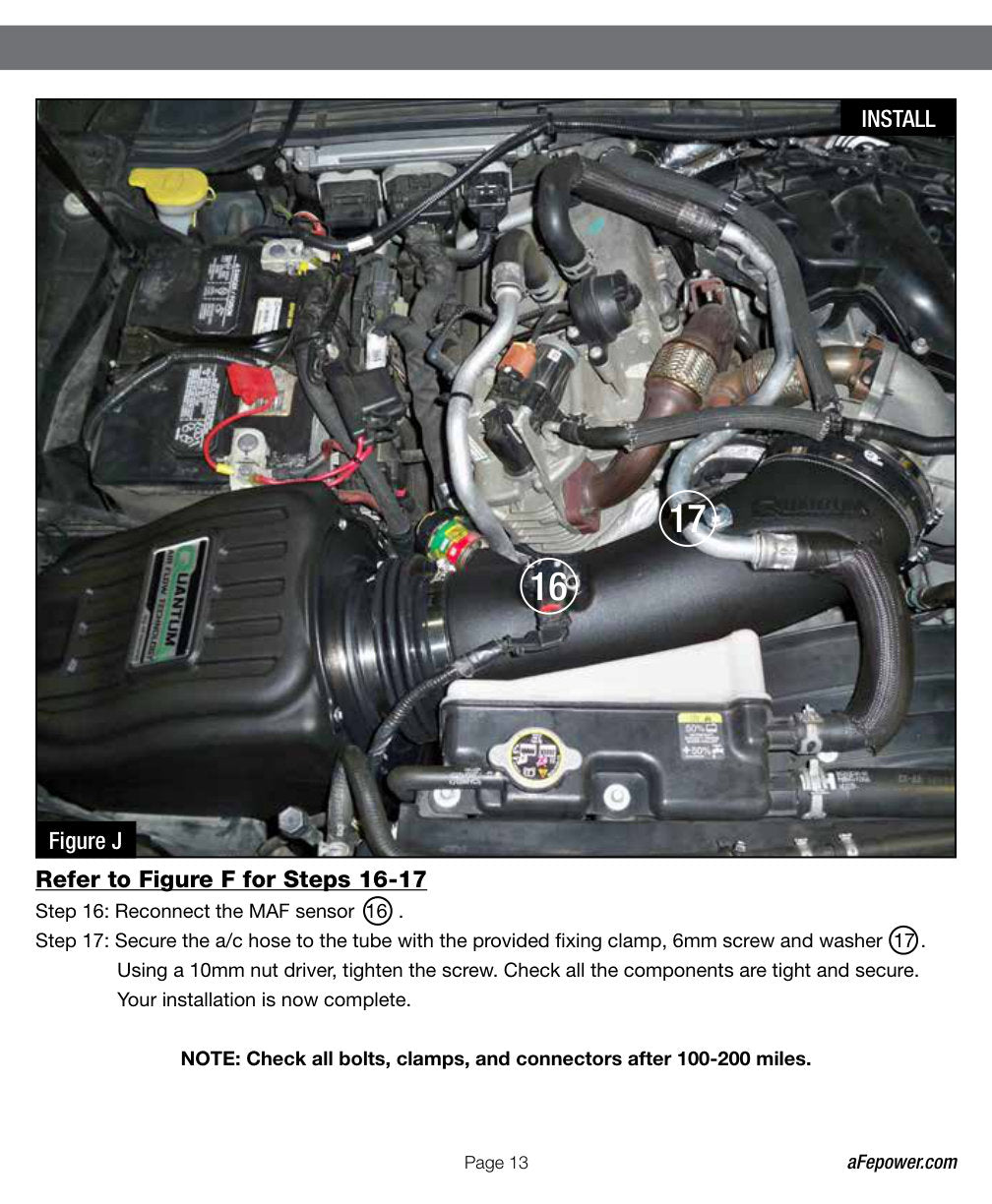 aFe Quantum Pro 5R Cold Air Intake System 11-16 Ford Powerstroke V8-6.7L - Oiled