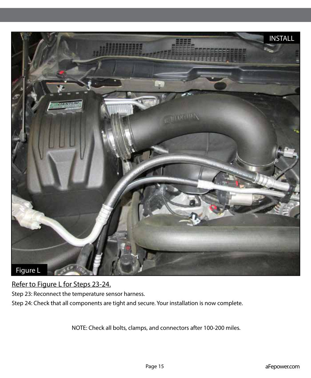 aFe Quantum Cold Air Intake System w/ Pro Dry S Media 09-18 RAM 1500 V8-5.7L Hemi