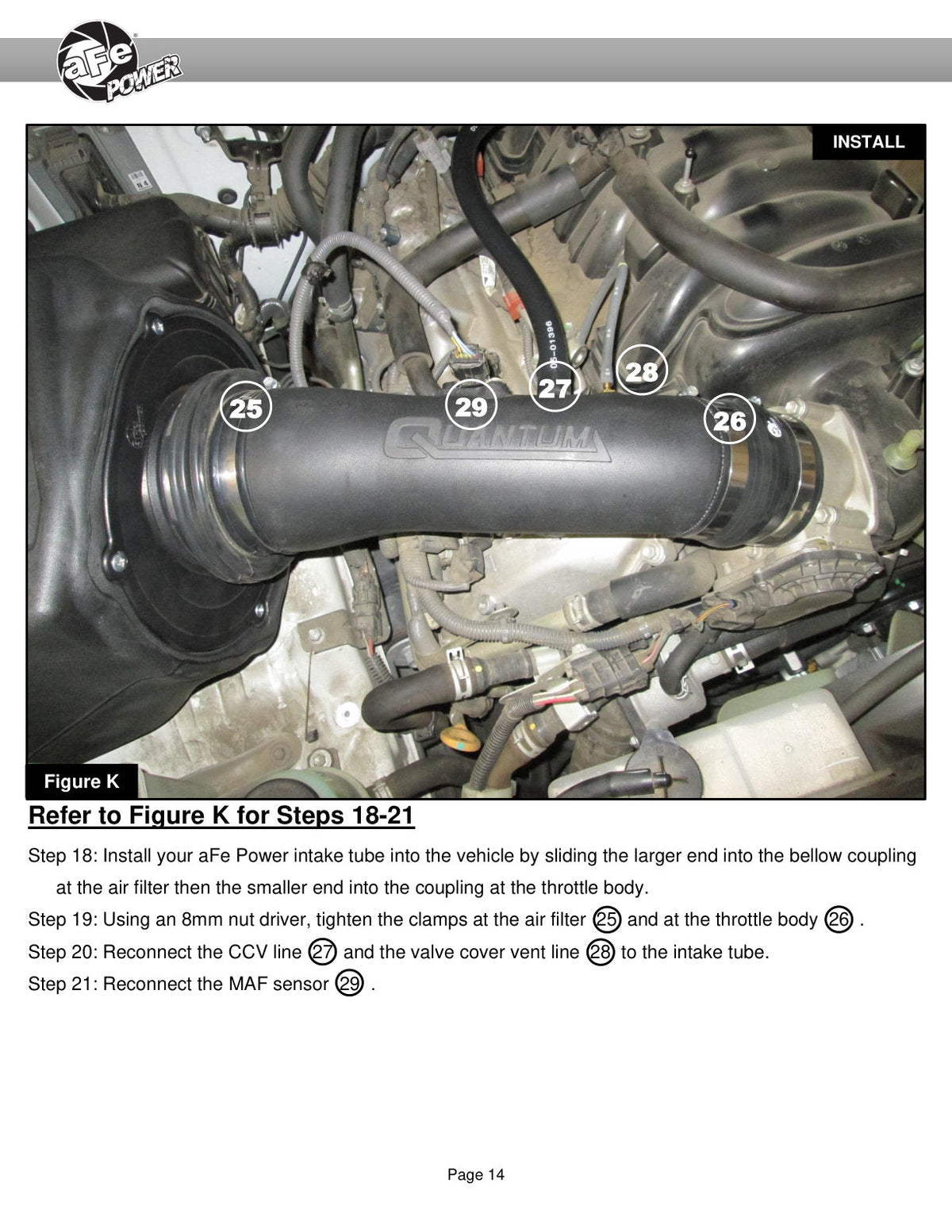 aFe Quantum Cold Air Intake w/ Pro 5R Media 07-19 Toyota Tundra V8-5.7L