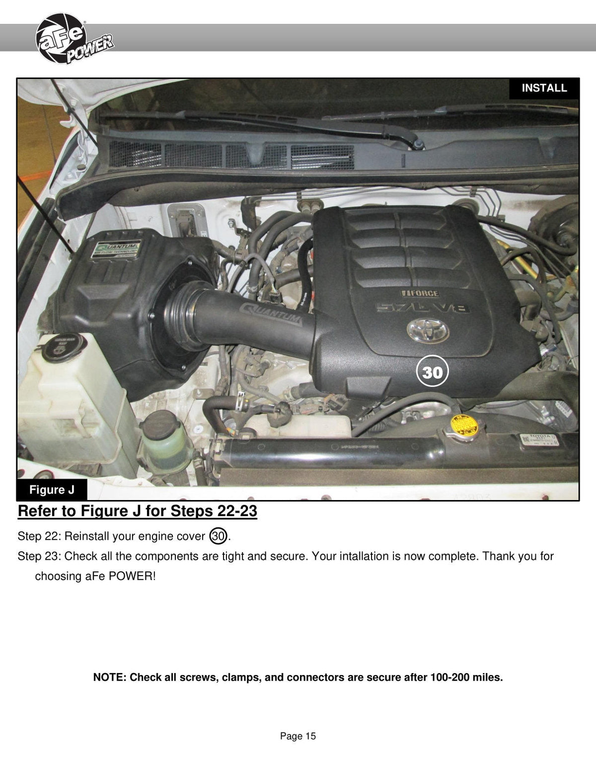 aFe Quantum Cold Air Intake w/ Pro 5R Media 07-19 Toyota Tundra V8-5.7L