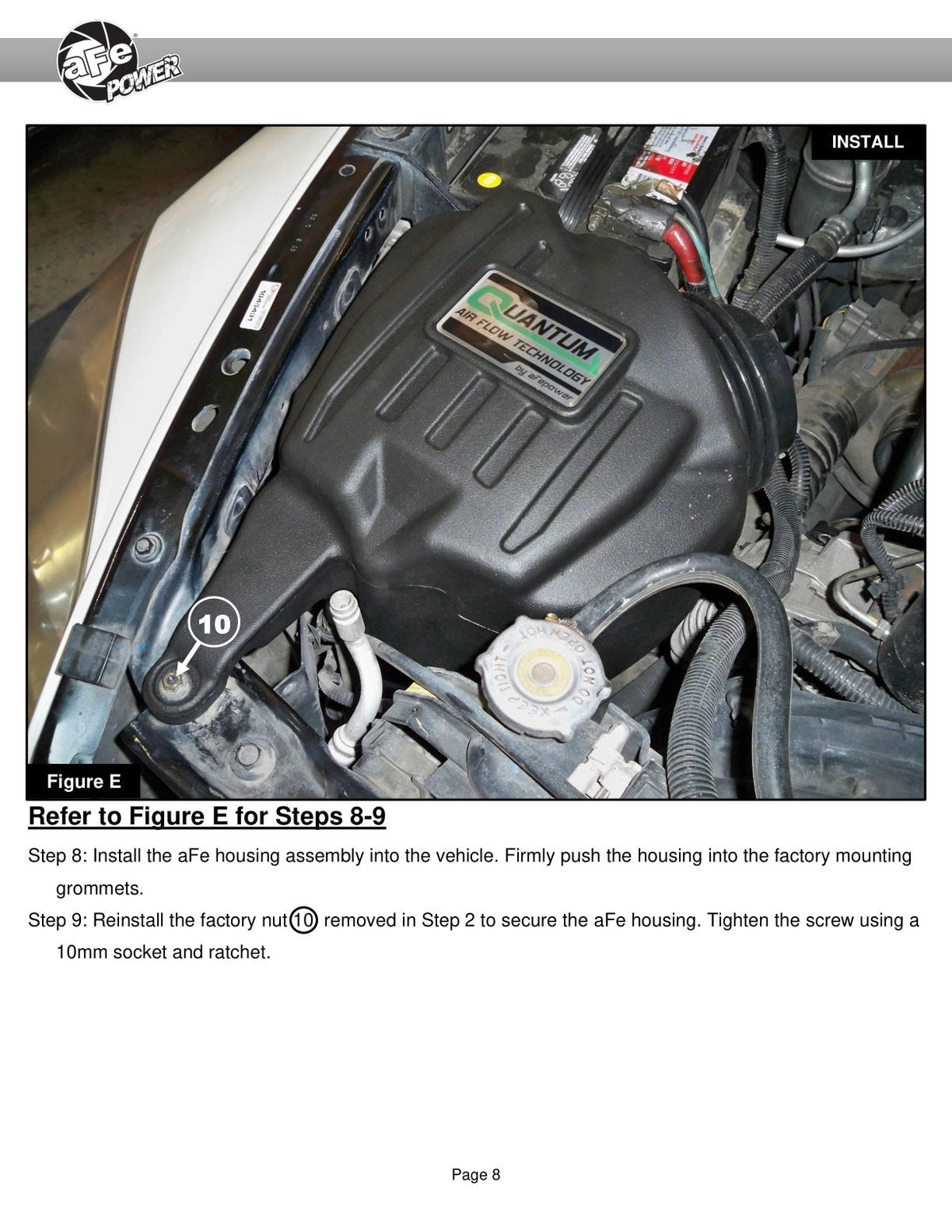 aFe 07-09 Ram 2500/3500 Cummins L6-6.7L (td) Quantum Cold Air Intake System w/ Pro Dry S Filter
