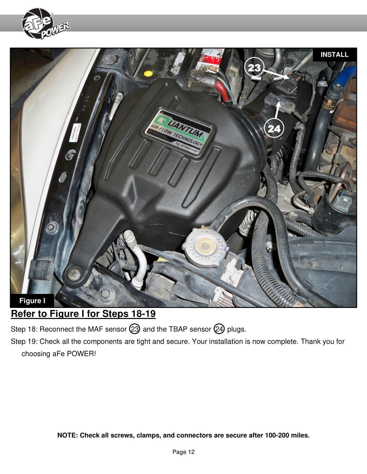 aFe 07-09 Ram 2500/3500 Cummins L6-6.7L (td) Quantum Cold Air Intake System w/ Pro Dry S Filter
