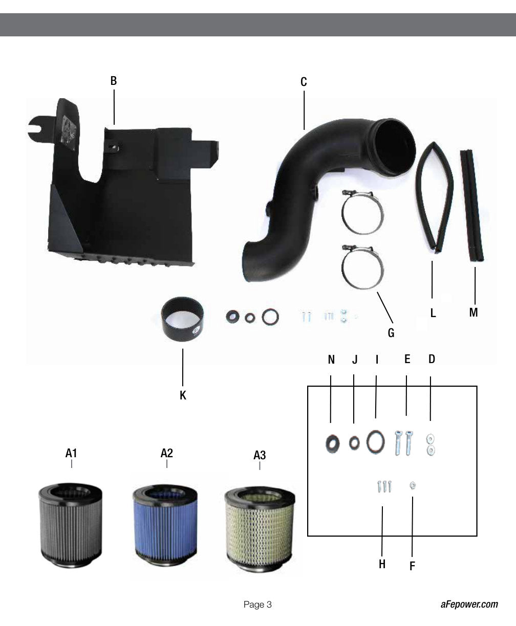 aFe MagnumFORCE Intakes Stage-2 P5R AIS P5R Dodge Diesel Trucks 10-13 L6-6.7L (td)