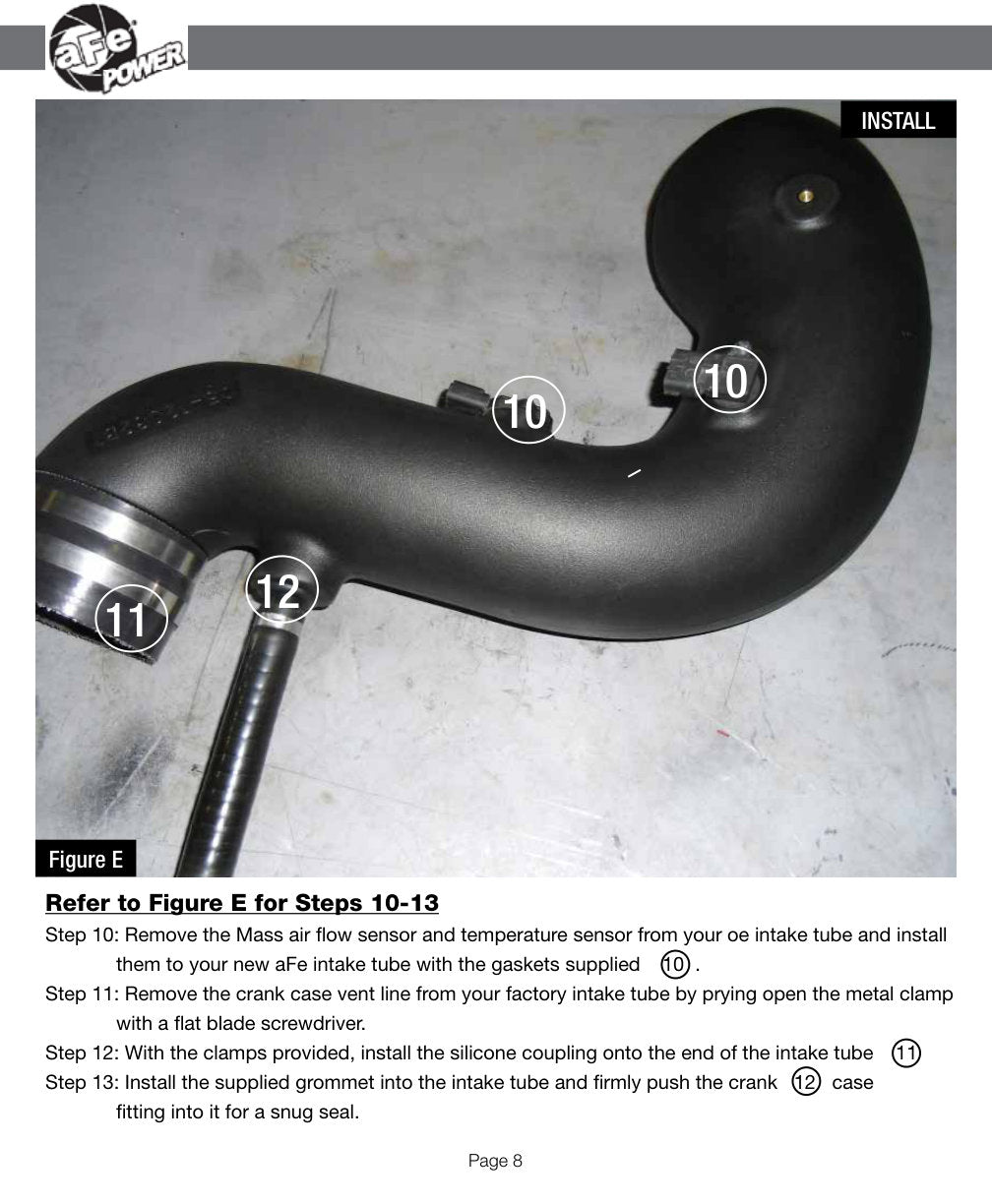 aFe MagnumFORCE Intakes Stage-2 P5R AIS P5R Dodge Diesel Trucks 10-13 L6-6.7L (td)