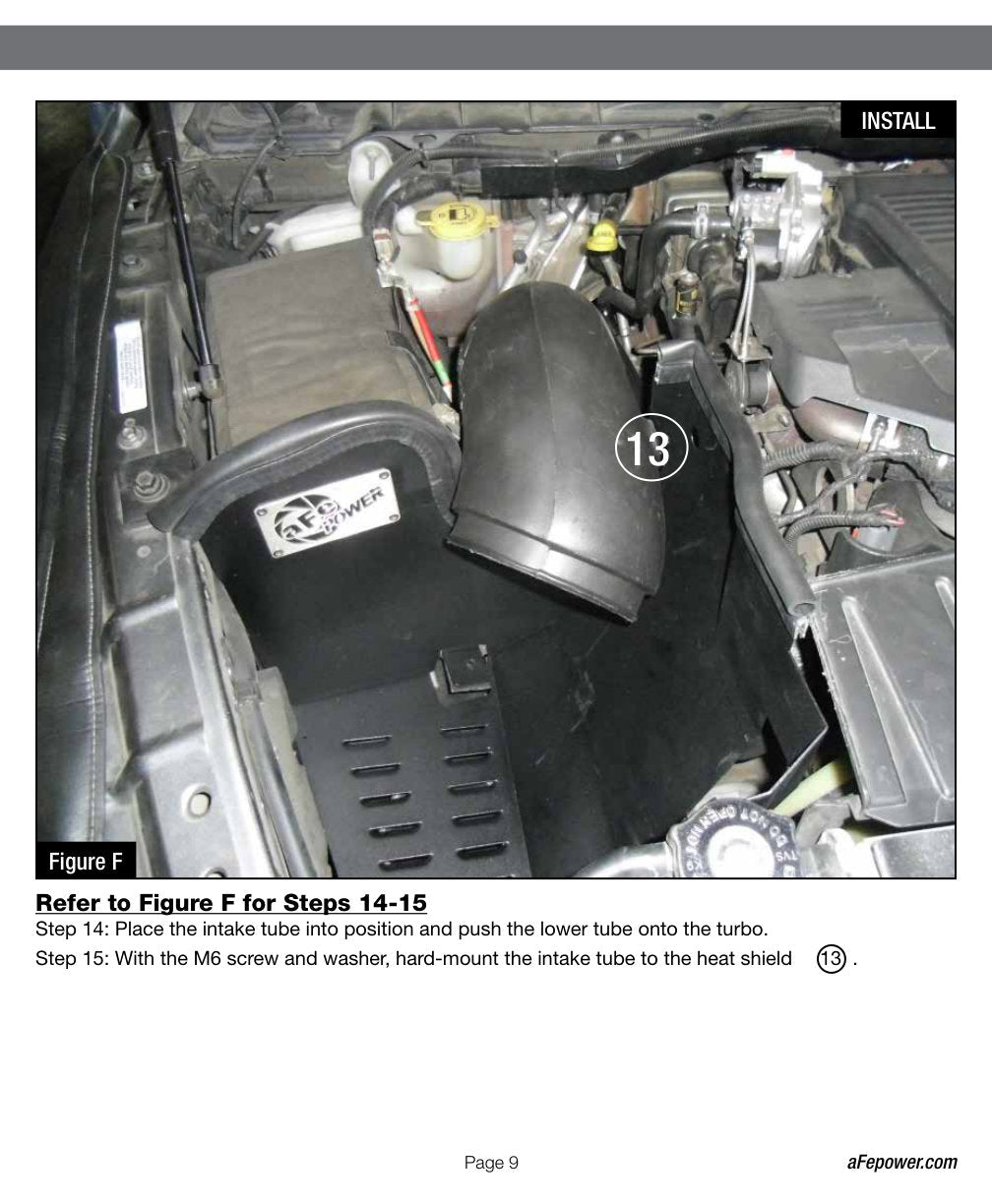 aFe MagnumFORCE Intakes Stage-2 P5R AIS P5R Dodge Diesel Trucks 10-13 L6-6.7L (td)