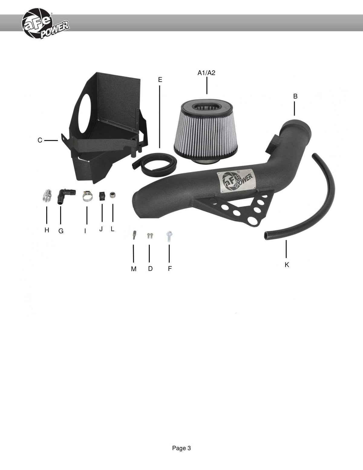 aFe Power Magnum Force Stage-2 Si CAI System | 2012-2015 BMW 335i (51-12202)