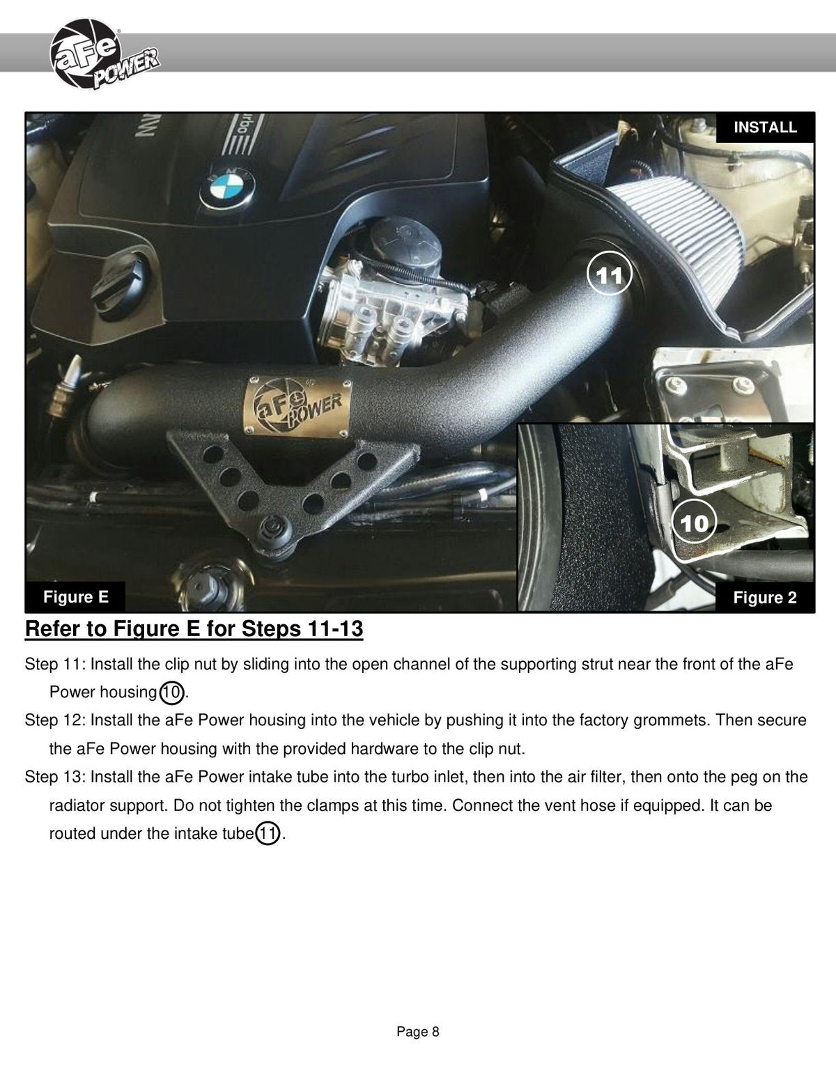 aFe Power Magnum Force Stage-2 Si CAI System | 2012-2015 BMW 335i (51-12202)
