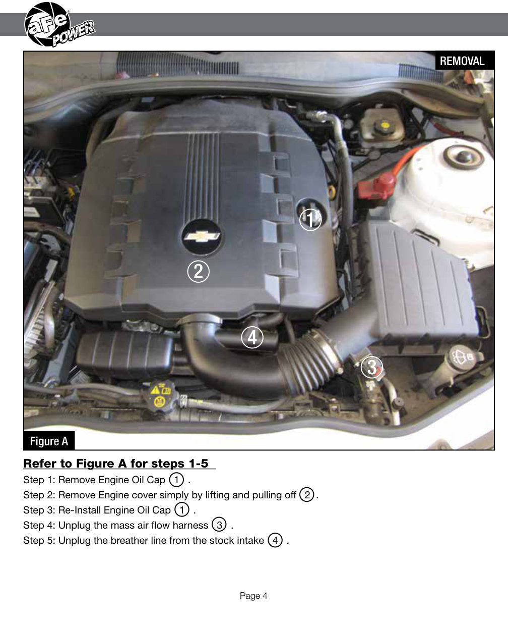 aFe MagnumFORCE Air Intake Stage-2 Pro 5R 10-11 Chevrolet Camaro V6 3.6L