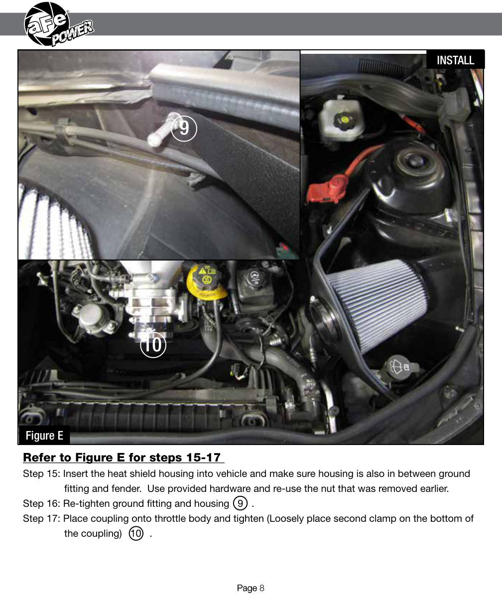 aFe MagnumFORCE Air Intake Stage-2 Pro 5R 10-11 Chevrolet Camaro V6 3.6L