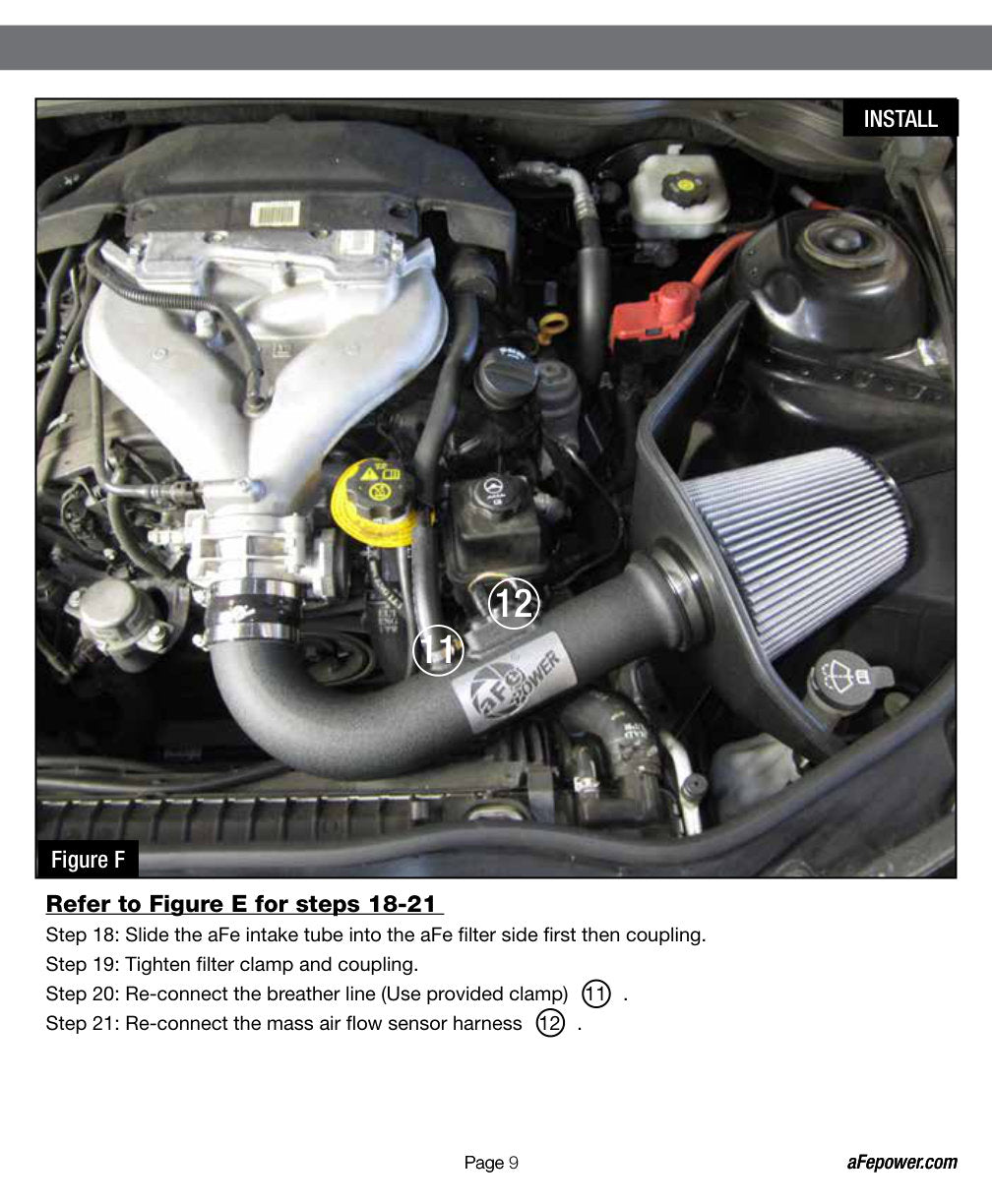 aFe MagnumFORCE Air Intake Stage-2 Pro 5R 10-11 Chevrolet Camaro V6 3.6L