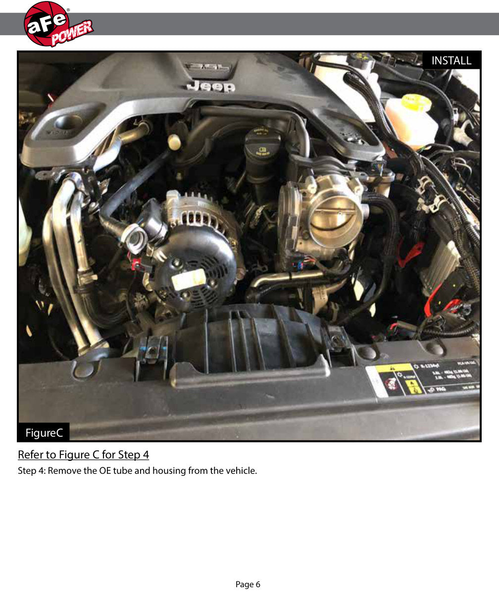 aFe Magnum FORCE Stage-2 XP Pro 5R Cold Air Intake System 2018+ Jeep Wrangler (JL) V6 3.6L