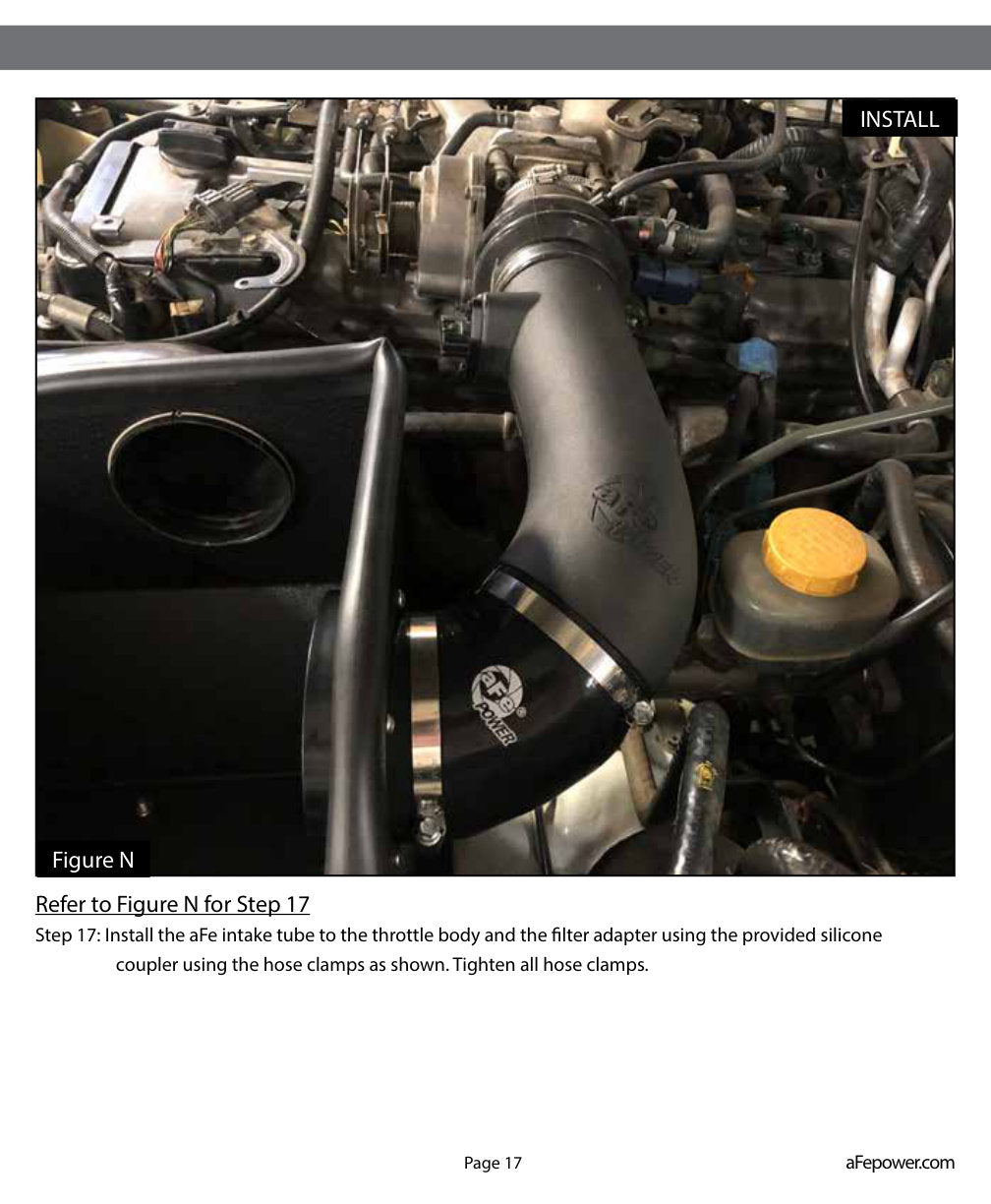 aFe Magnum FORCE Stage-2 Pro DRY S Cold Air Intake System 01-16 Nissan Patrol (Y61) I6 4.8L