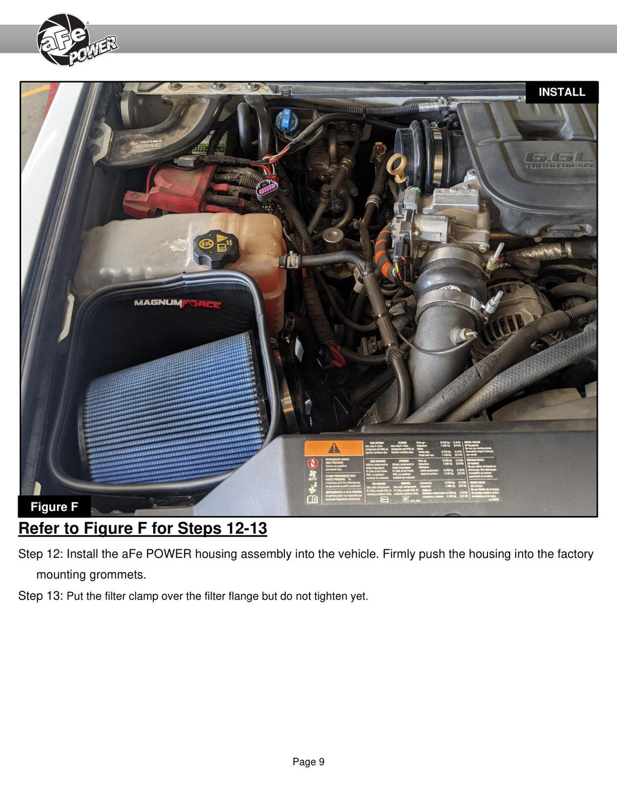 aFe 11-16 GM Silverado / Sierra 2500/3500HD (6.6L V8) MagnumFORCE Intake Stage-2 Pro DRY S