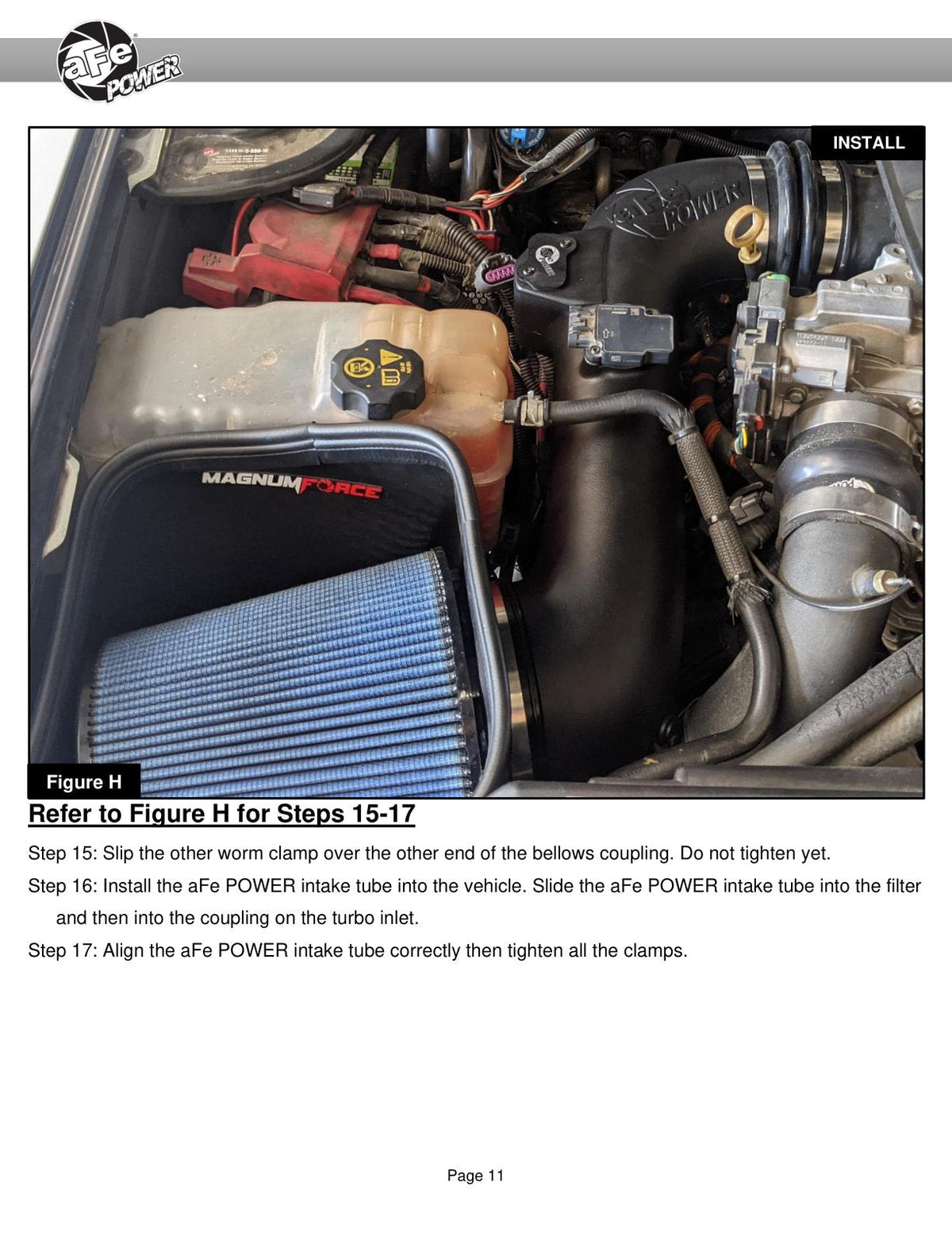 aFe 11-16 GM Silverado / Sierra 2500/3500HD (6.6L V8) MagnumFORCE Intake Stage-2 Pro DRY S