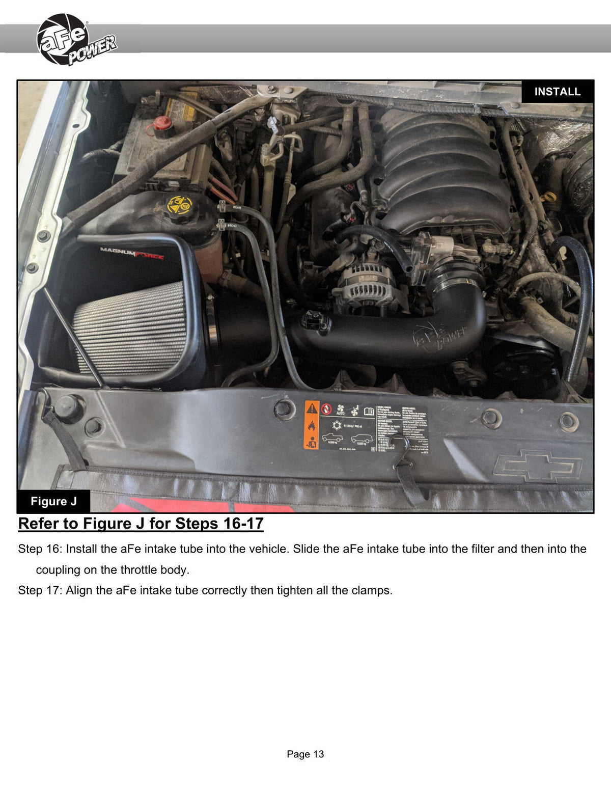 aFe Magnum FORCE Open Element Intake GM Silv/Sierra 1500 14-18 / Silv LD/Sierra Limited 2019 V8