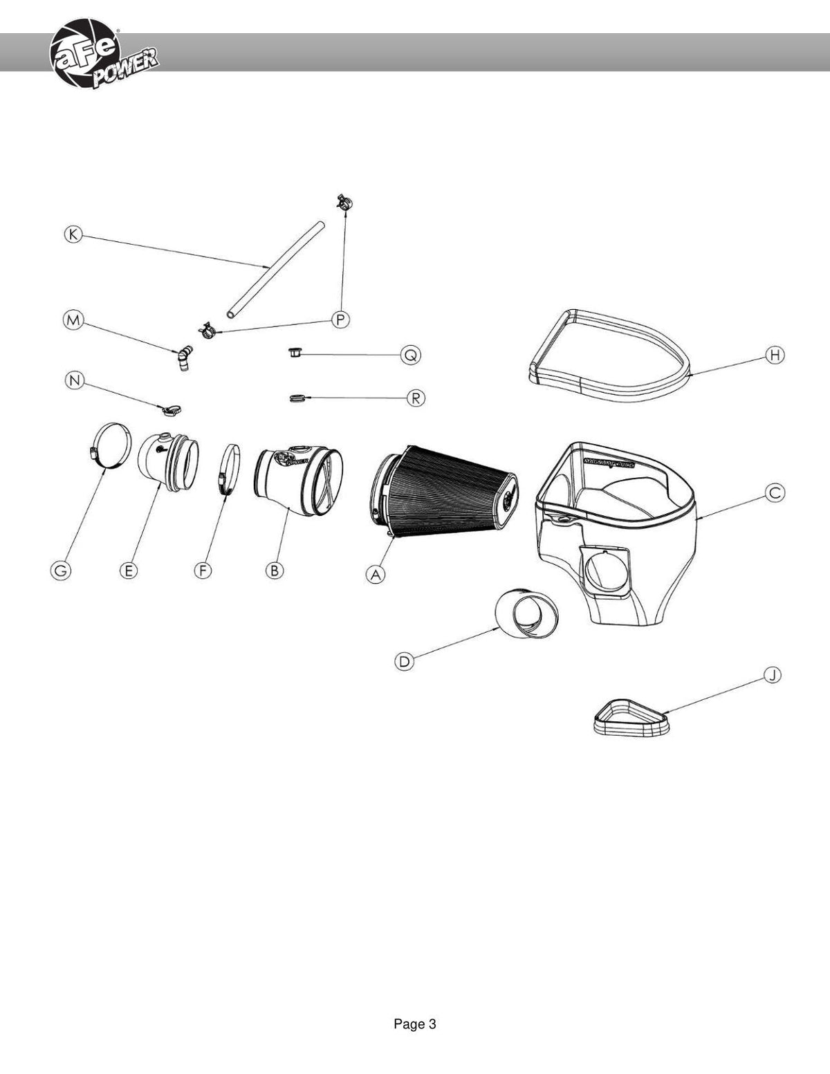 aFe 19-23 Dodge Challenger Hellcat V8-6.2L Magnum FORCE Stage2 Cold Air Intake System w/Pro DRY S