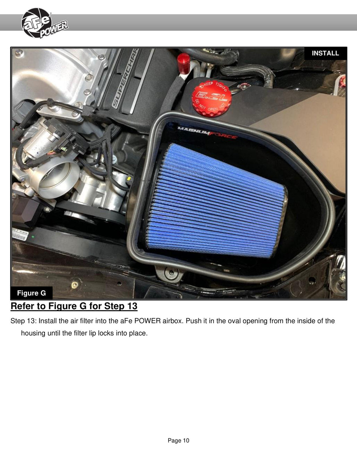 aFe 19-23 Dodge Challenger Hellcat V8-6.2L Magnum FORCE Stage2 Cold Air Intake System w/Pro DRY S