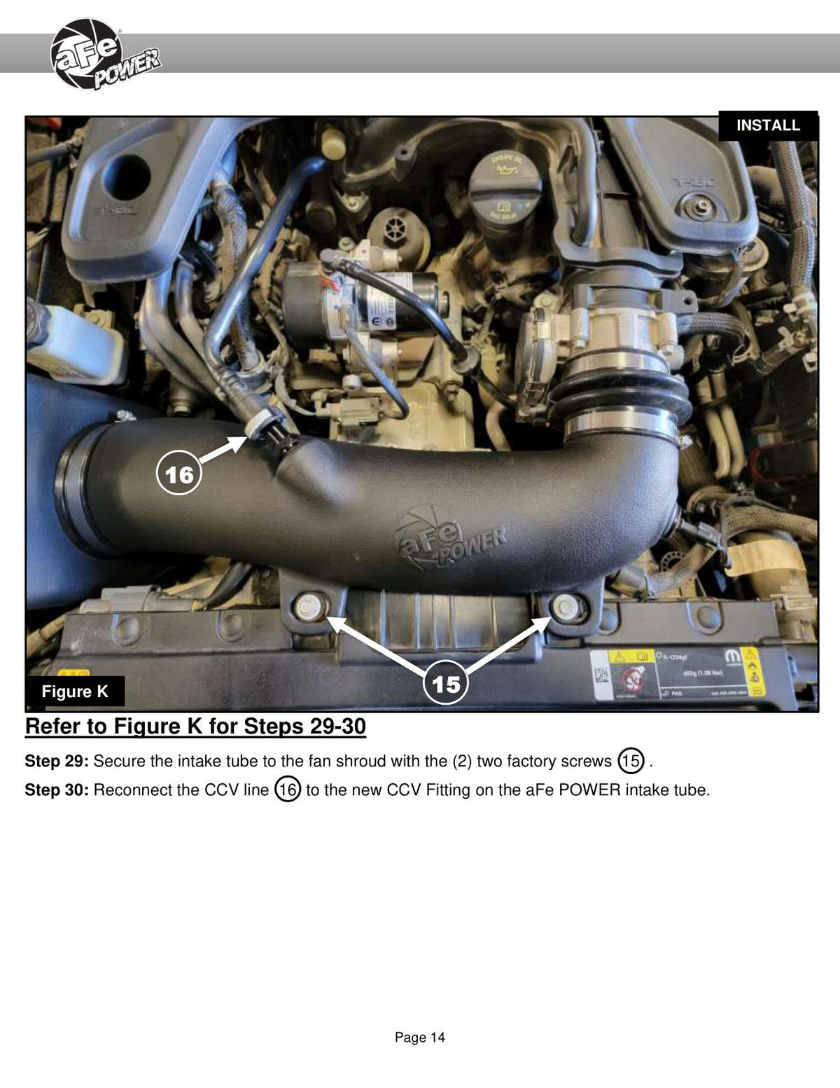 aFe Magnum FORCE Stage-2 Pro 5R Cold Air Intake System Jeep Wrangler (JL) 18-23 V6-3.6L