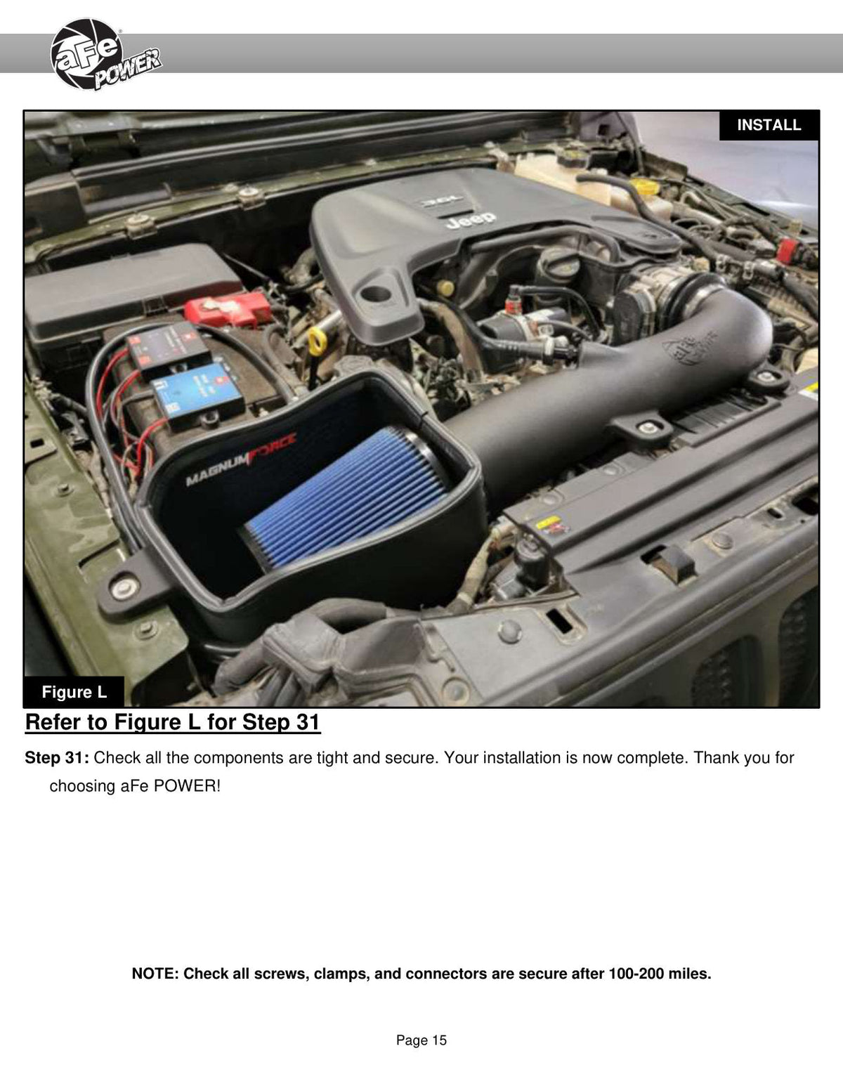 aFe Magnum FORCE Stage-2 Pro 5R Cold Air Intake System Jeep Wrangler (JL) 18-23 V6-3.6L