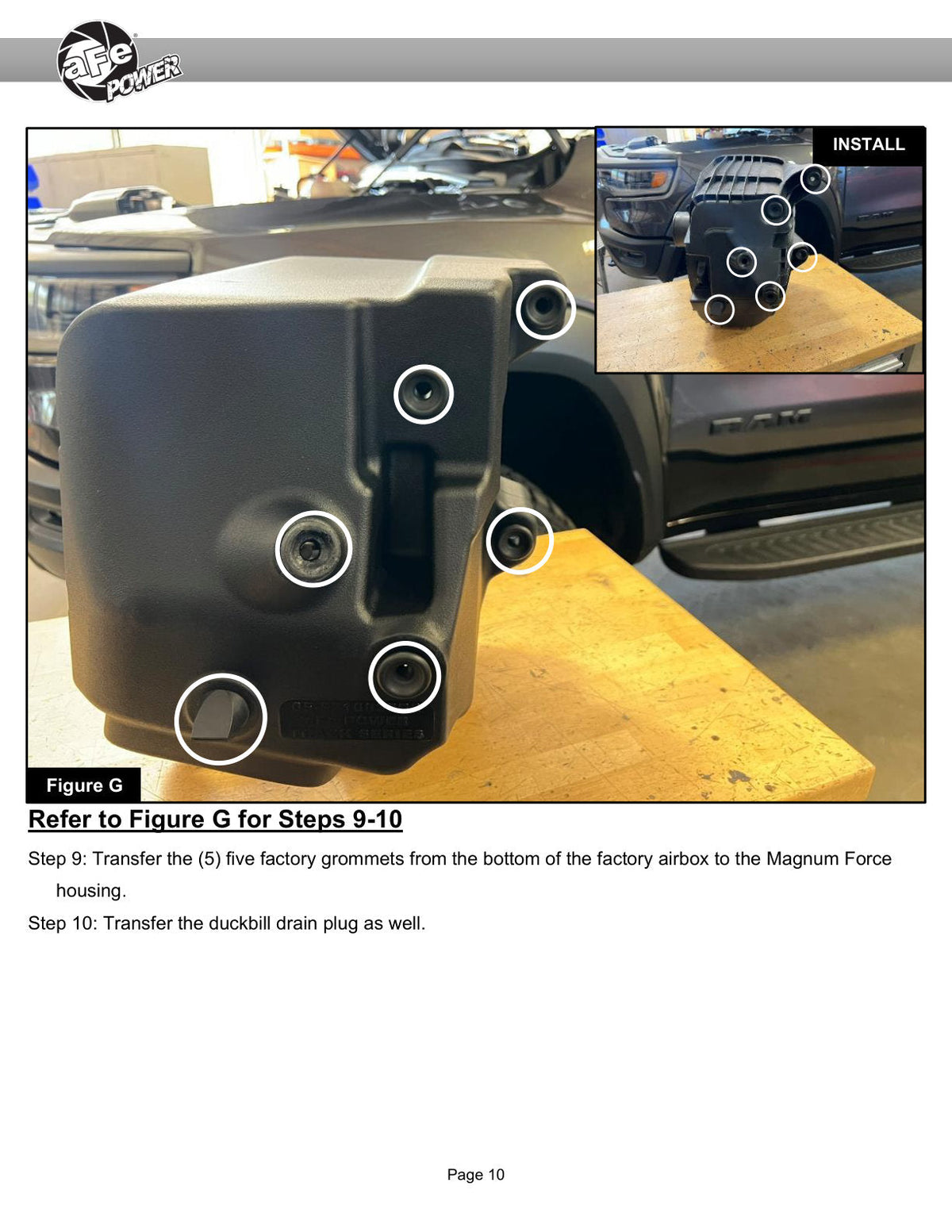 aFe Power Magnum Force Stage-2 Pro DRY S Cold Air Intake System 25-26 Ram 1500 RHO L6-3.0L (tt)