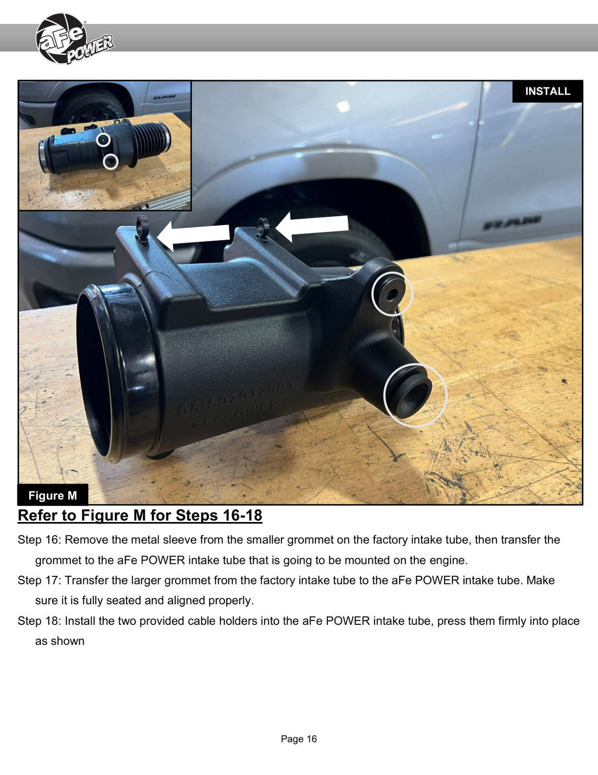 aFe Power Magnum Force Stage-2 Pro DRY S Cold Air Intake System 25-26 Ram 1500 RHO L6-3.0L (tt)