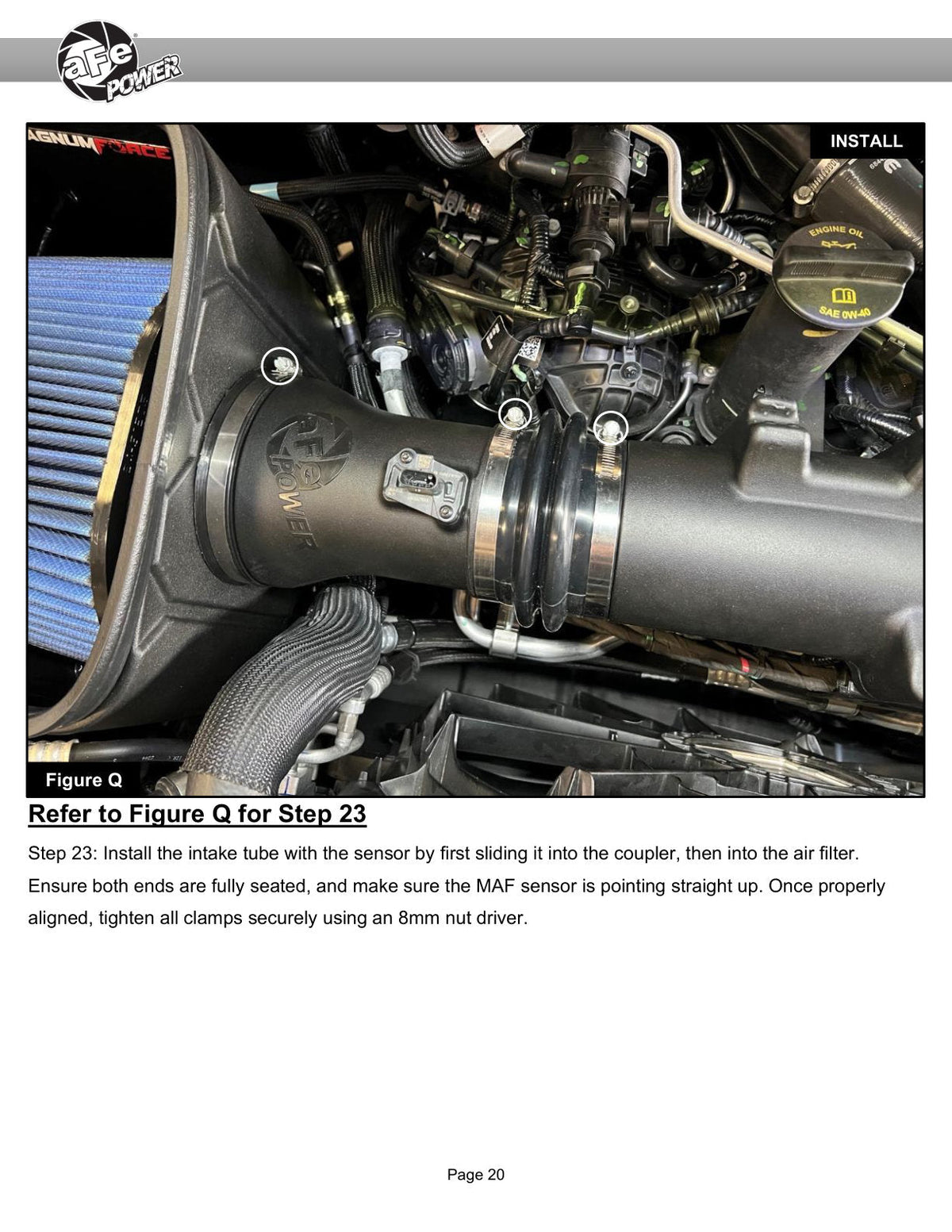 aFe Power Magnum Force Stage-2 Pro DRY S Cold Air Intake System 25-26 Ram 1500 RHO L6-3.0L (tt)