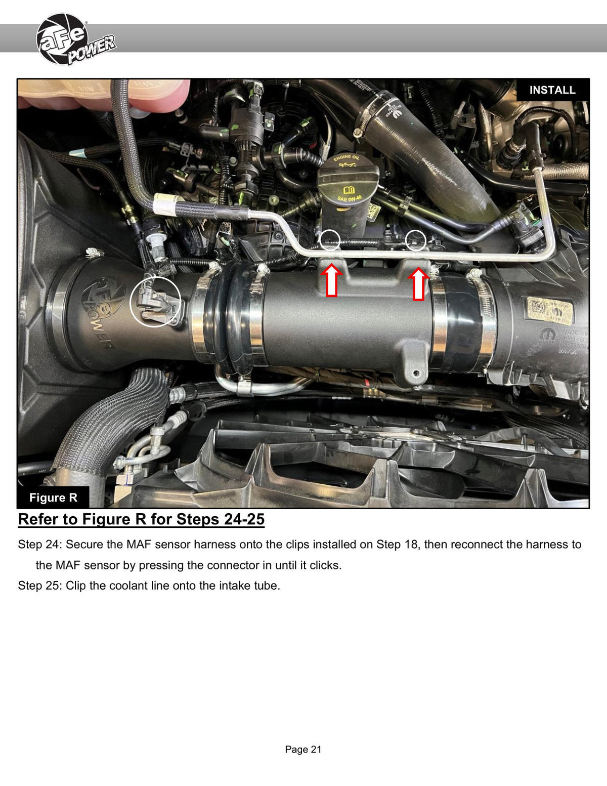 aFe Power Magnum Force Stage-2 Pro DRY S Cold Air Intake System 25-26 Ram 1500 RHO L6-3.0L (tt)