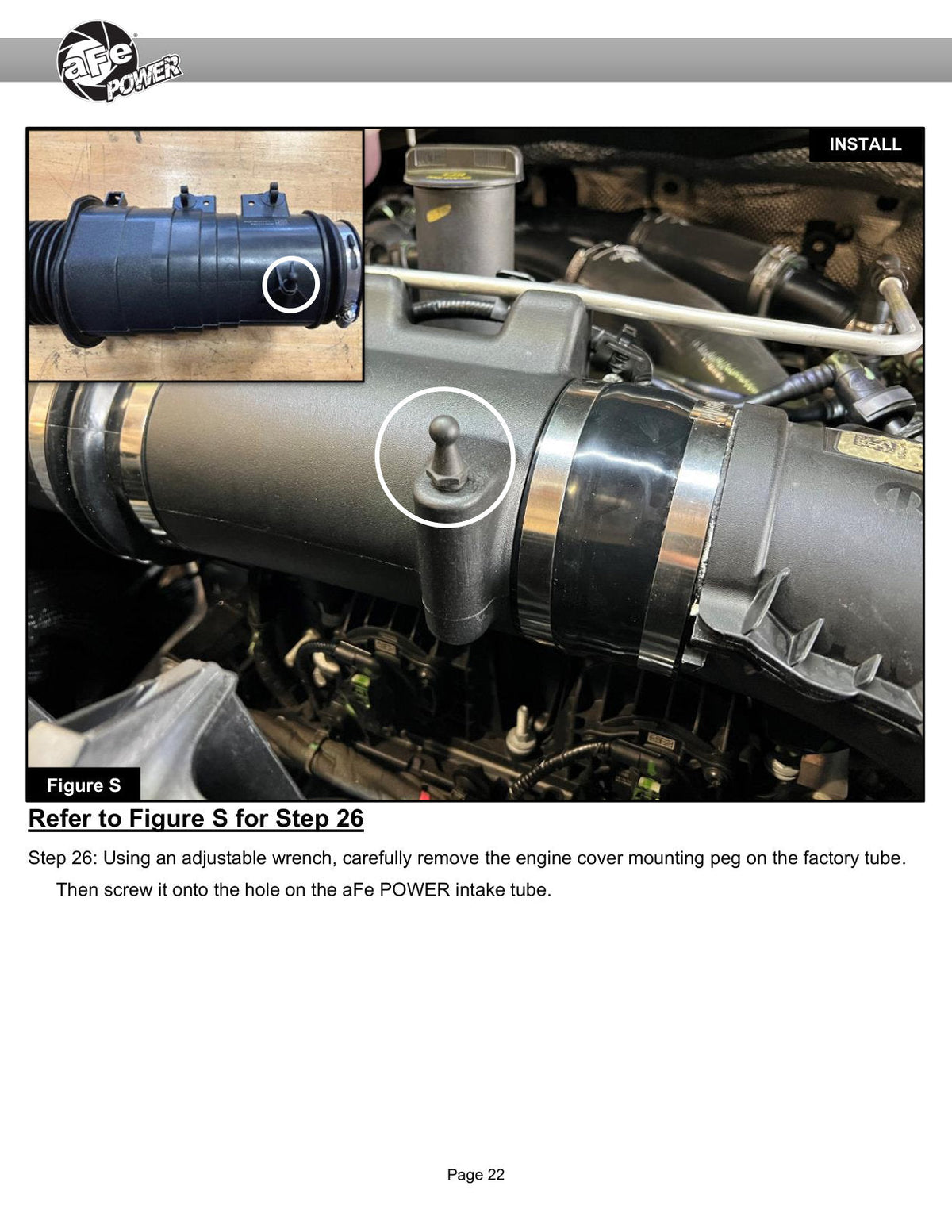 aFe Power Magnum Force Stage-2 Pro DRY S Cold Air Intake System 25-26 Ram 1500 RHO L6-3.0L (tt)