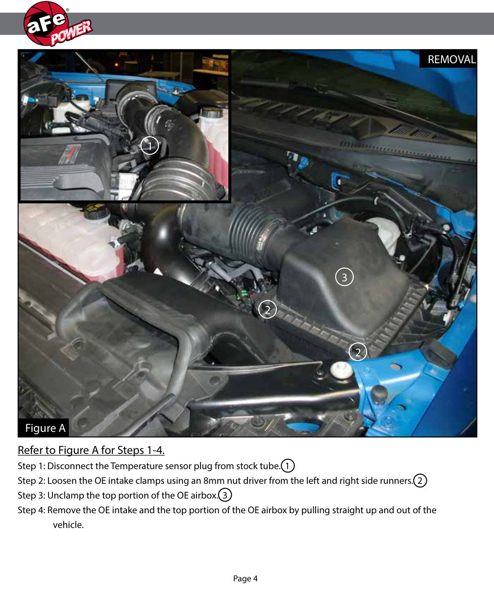 aFe Magnum FORCE Stage-2 Pro 5R Cold Air Intake System 15-17 Ford F-150 V6 2.7L (tt)